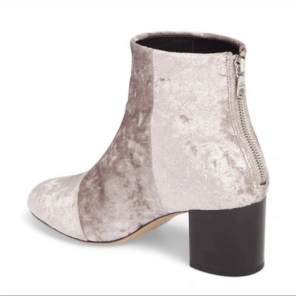 Rag & Bone Drea Ankle Boots Dove Velvet Size 6 $525 - Picture 7 of 7